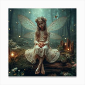 Fairy In The Forest 31 Canvas Print