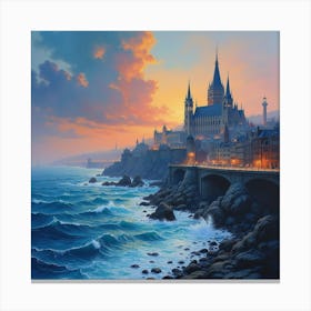 Harry Potter Castle  Canvas Print