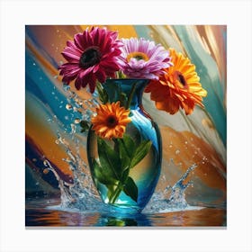 Flowers In A Vase 34 Canvas Print