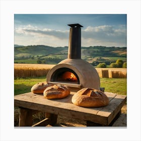 Pizza Oven In The Countryside 1 Canvas Print