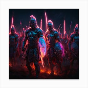 Sparta Warriors 1 Canvas Print