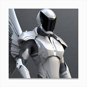 Futuristic Angel Canvas Print