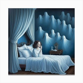 Ghosts In The Bed Canvas Print