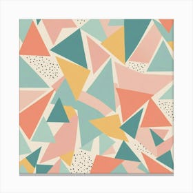 Abstract Triangles 10 Canvas Print