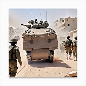 Israeli Armored Vehicle Canvas Print