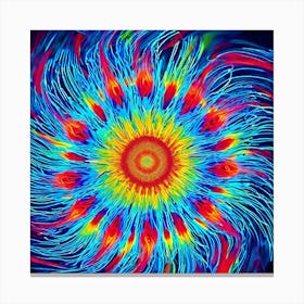 Psychedelic Swirl Canvas Print