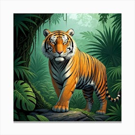 Majestic Tiger Canvas Print