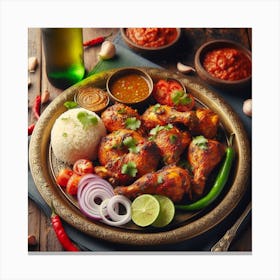 Indian Food Canvas Print