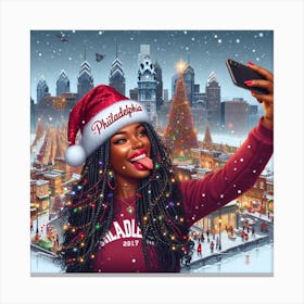 Christmas in Philly Canvas Print