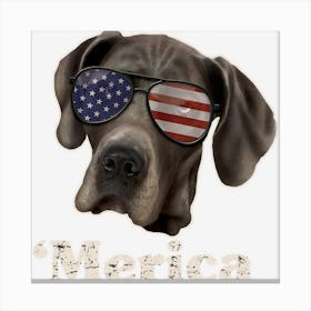 Hot Trend Merica Great Dane Dog Lover Men Women Kids Canvas Print