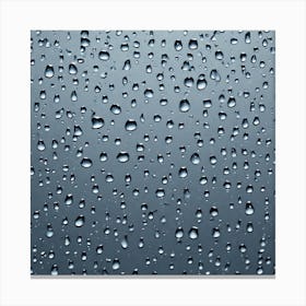 Rain Drops On A Window 2 Canvas Print