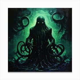 Cthulhu: Shrouded In Darkness Canvas Print