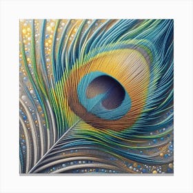 Peacock feather 2 Canvas Print