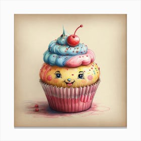 Cupcake Art 1 Canvas Print