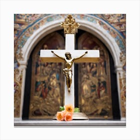 Cross Of Jesus 3 Canvas Print