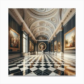 Hall Of Paintings 1 Canvas Print