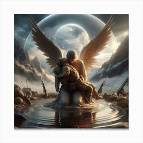 Angel Of War Canvas Print