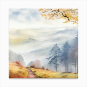 Autumn Forest - Autumn Stock Videos & Royalty-Free Footage Canvas Print