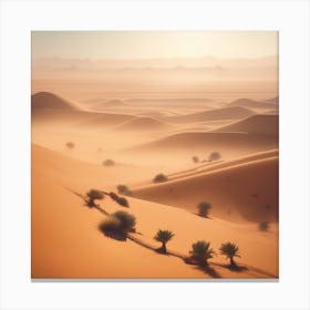 Desert Landscape - Desert Stock Videos & Royalty-Free Footage 15 Canvas Print