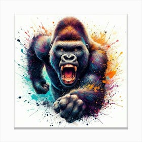 Gorilla Painting 1 Canvas Print