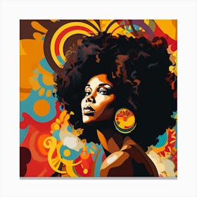 Afro Girl 36 Canvas Print