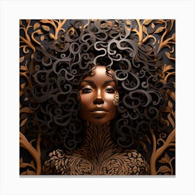 Afrofuturism 120 Canvas Print