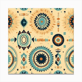 Aztec Pattern Canvas Print