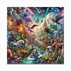 Chaos within Canvas Print