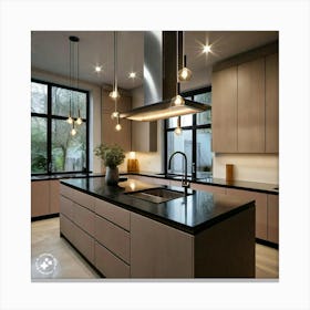 Modern Kitchen Canvas Print