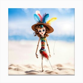 Little fairy doll Canvas Print