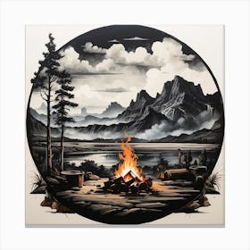 'Campfire' Canvas Print