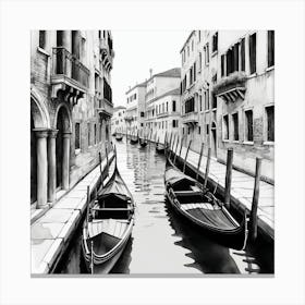 Venice Gondolas 1 Canvas Print