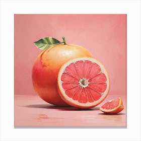 Grapefruit Canvas Print