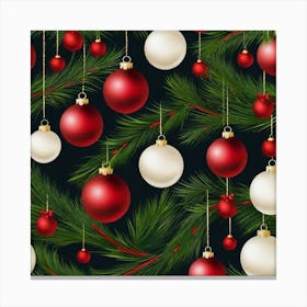 Christmas Ornaments 177 Canvas Print