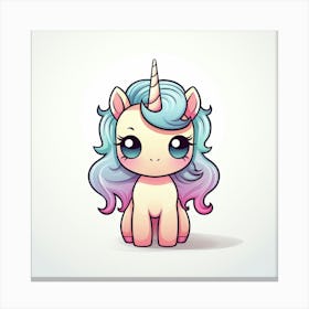 Cute Unicorn 792 Canvas Print