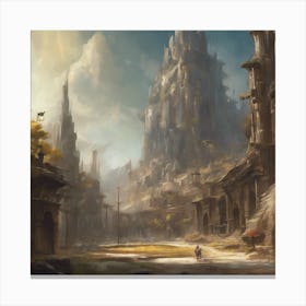 Fantasy City 90 Canvas Print