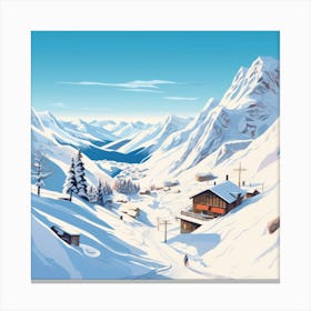 Winter Landscape Canvas Print