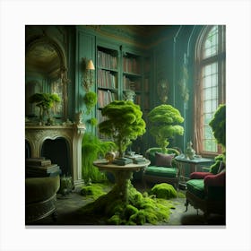 Mossy Room Canvas Print