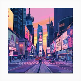 Times Square Canvas Print