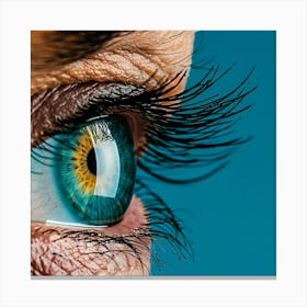 Close Up Of A Woman'S Eye 2 Canvas Print