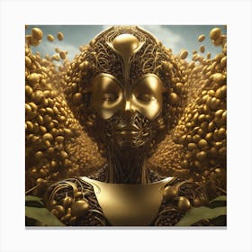 Golden Goddess Canvas Print