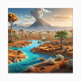 Desert Landscape 20 Canvas Print