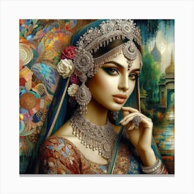 Indian Woman 4 Canvas Print