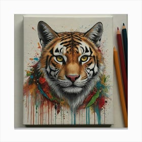 Tiger Painting 1 Canvas Print