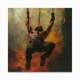 Swinging Man Canvas Print