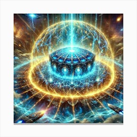 A Vivid And Dynamic Depiction Of The Astral Bastio Canvas Print