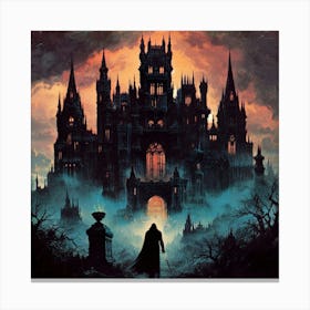 Vampire villa Canvas Print