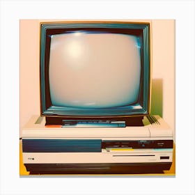 Retro Television Canvas Print