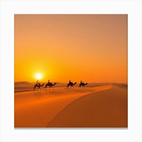 Flux Schnell A Stunning Image Depicting A Caravan Of Camels Le 3 Toile