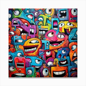 Graffiti Art 5 Canvas Print